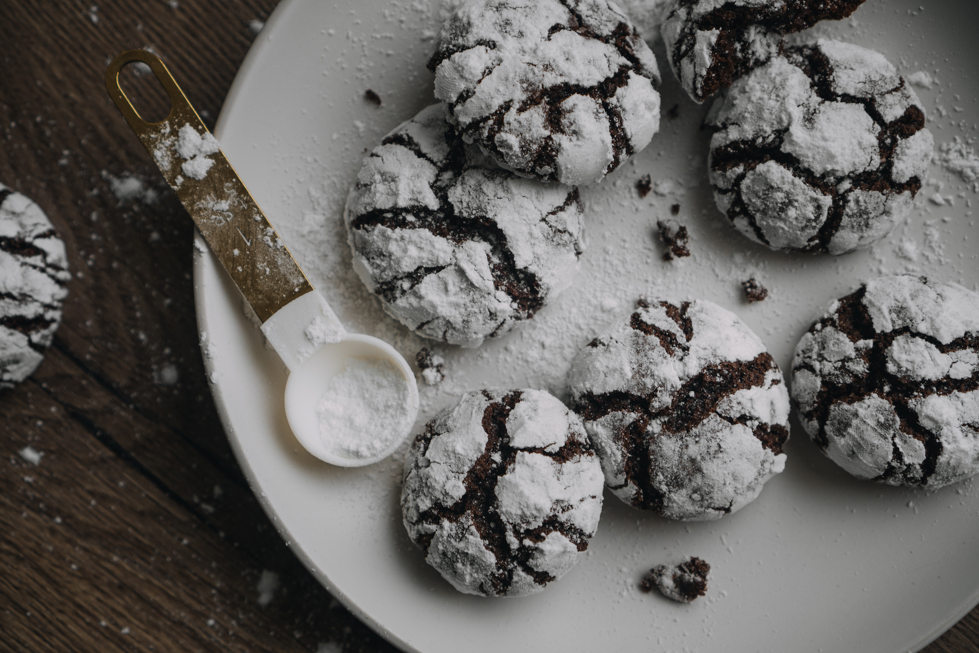 Vianočné pečivo, Crinkles &#8211; popukané čokoládové koláčiky