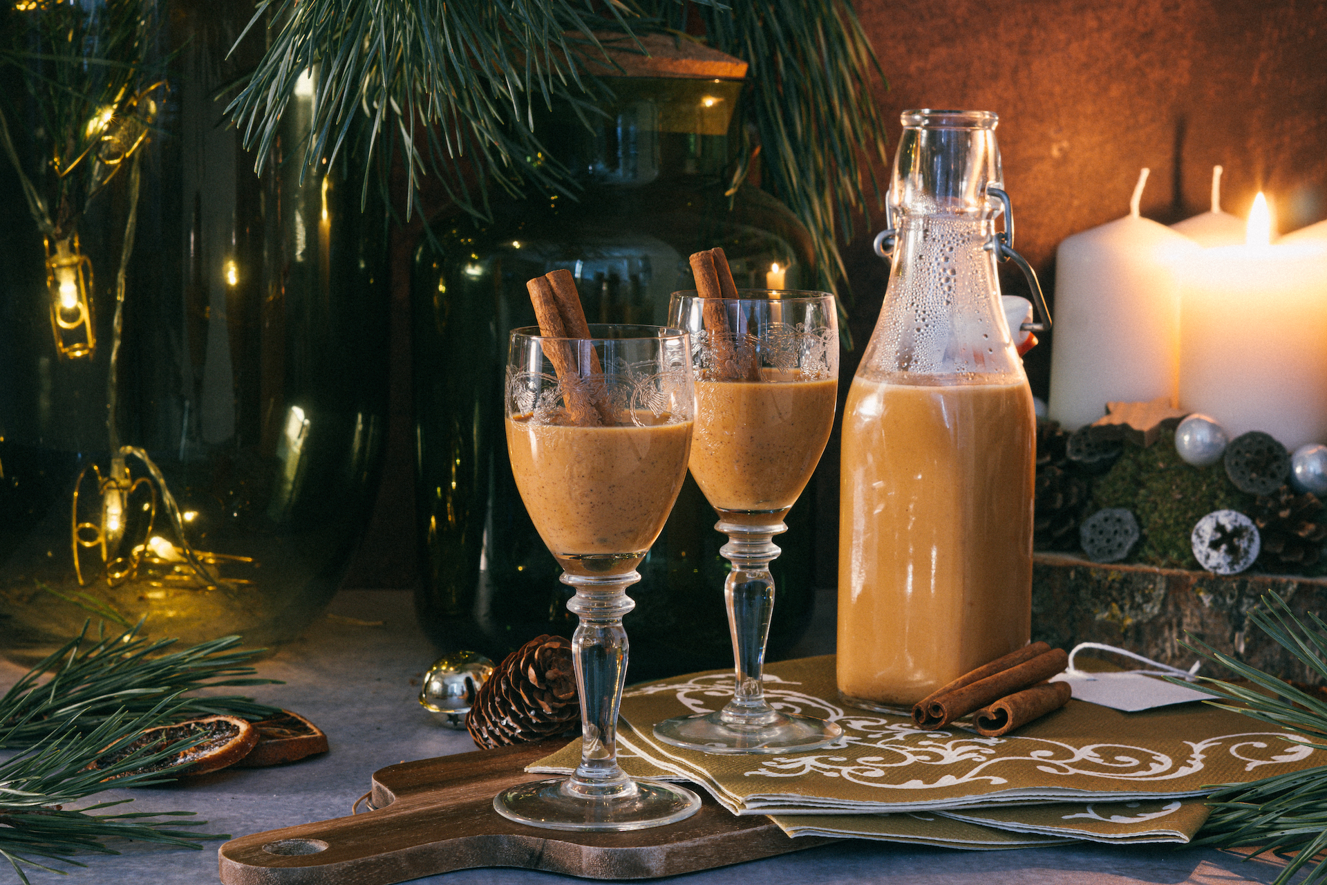 Vianočný likér, Karamelovo &#8211; rumový likér so škoricou