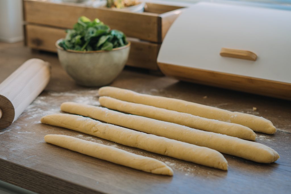 Domáce gnocchi s hubovou omáčkou, Domáce gnocchi so špenátom a omáčkou z čerstvých húb