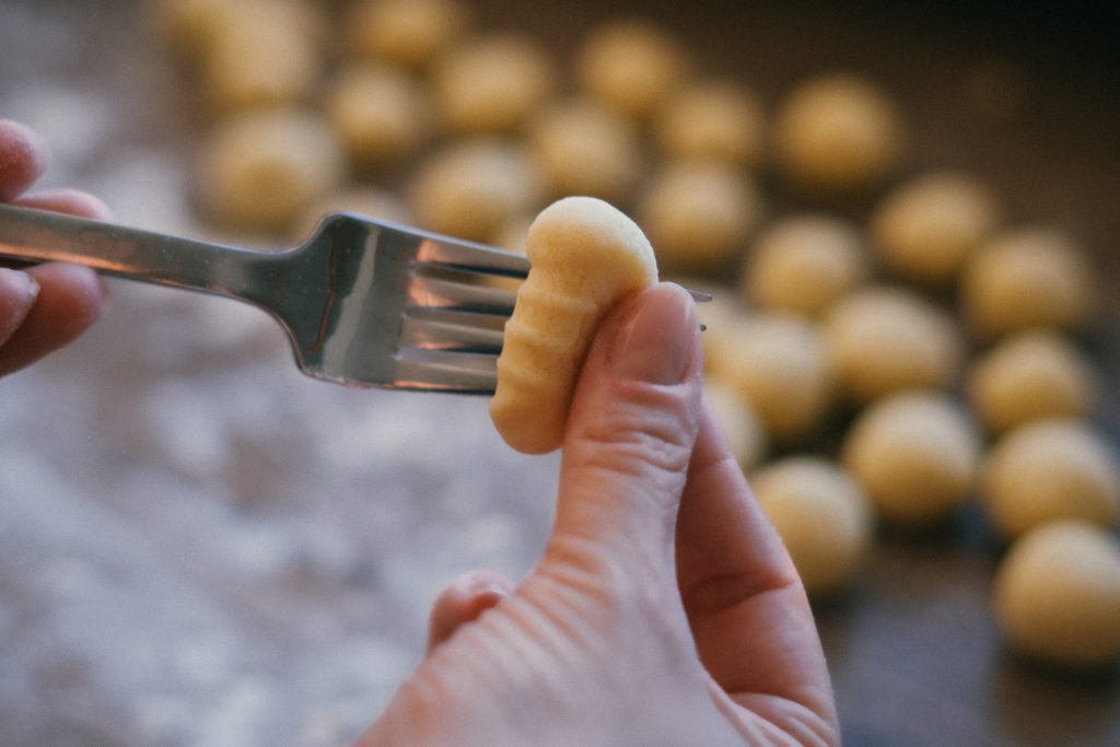 Domáce gnocchi s hubovou omáčkou, Domáce gnocchi so špenátom a omáčkou z čerstvých húb