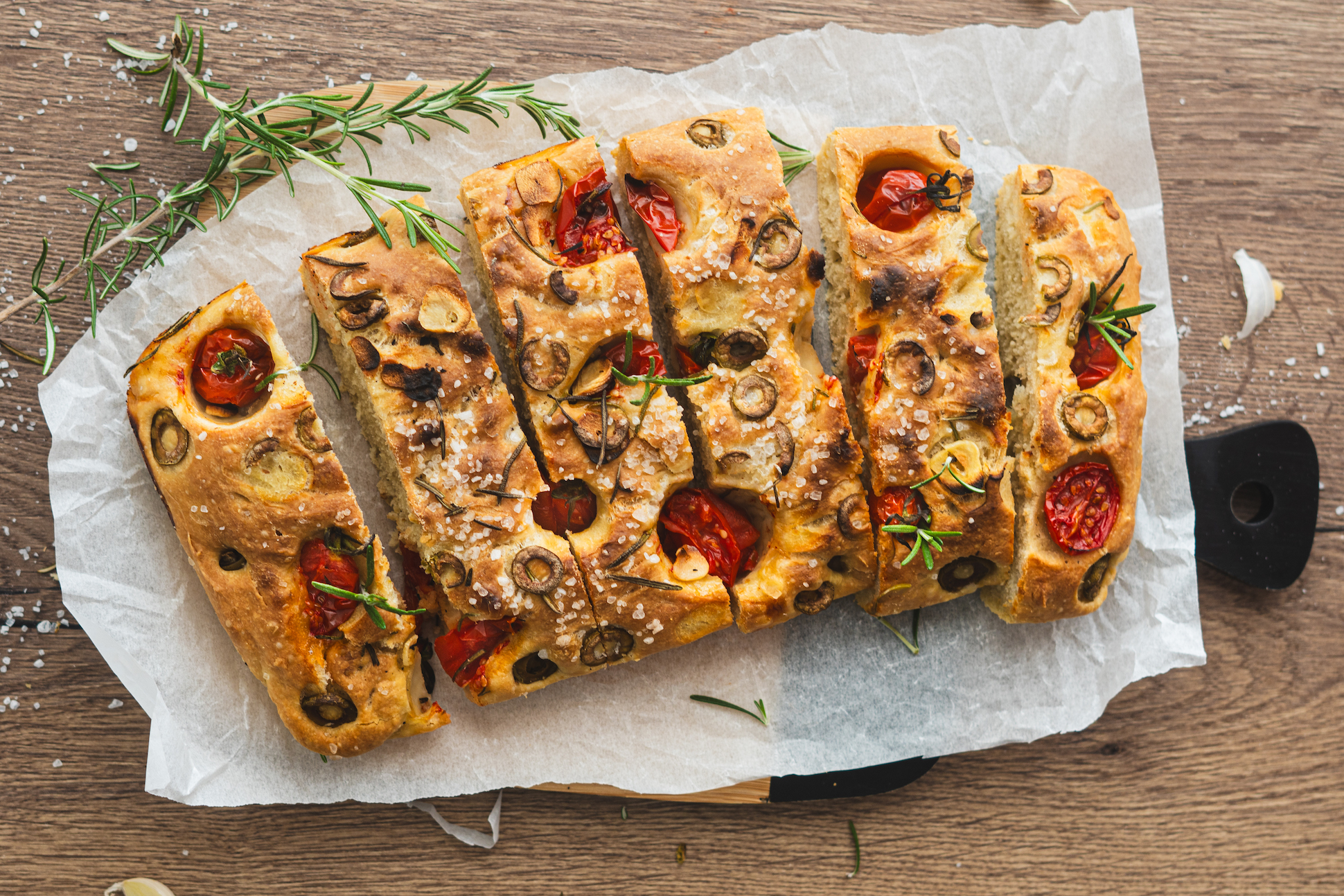 Rozmarínová Focaccia, Rozmarínová Focaccia s paradajkovou salsou