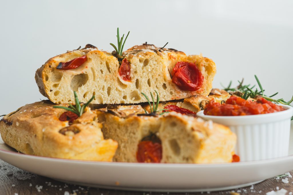 Rozmarínová Focaccia, Rozmarínová Focaccia s paradajkovou salsou