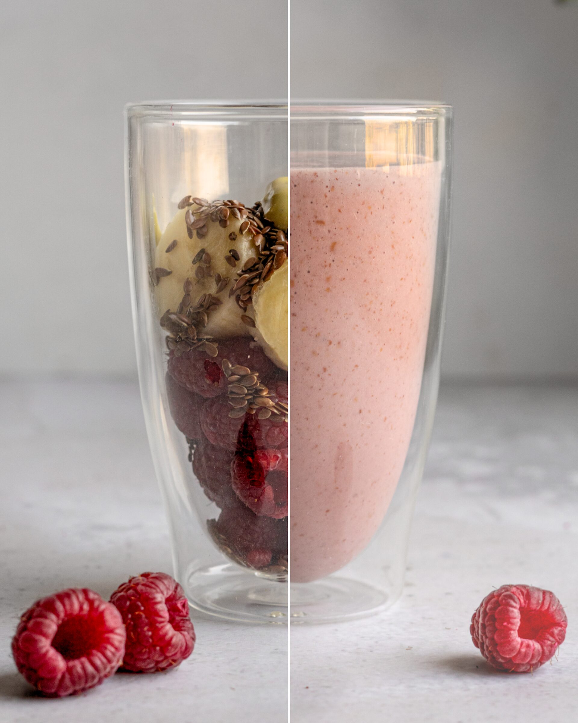 Malinové smoothie s pistáciovým maslom, Malinové smoothie s pistáciovým maslom
