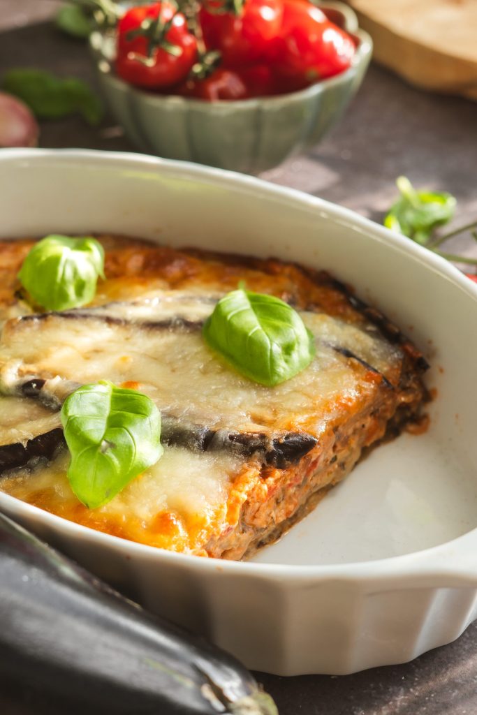 Baklažánové lasagne, Baklažánové lasagne