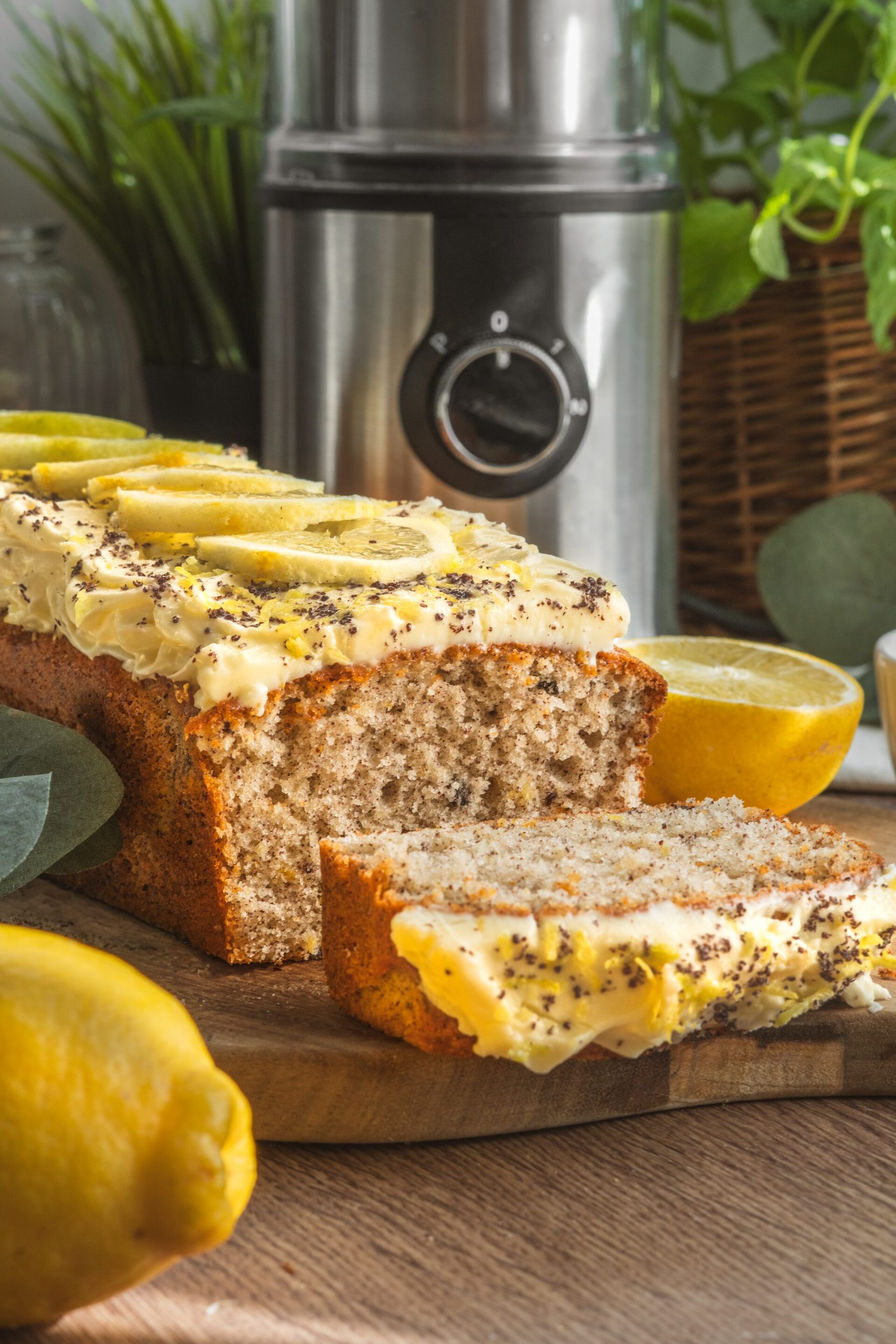 Citrónovo-makový chlebík, Citrónovo-makový chlebík s jogurtom a citrónovým mascarpone krémom