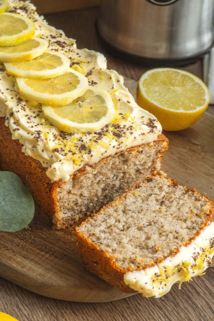 Citrónovo-makový chlebík, Citrónovo-makový chlebík s jogurtom a citrónovým mascarpone krémom