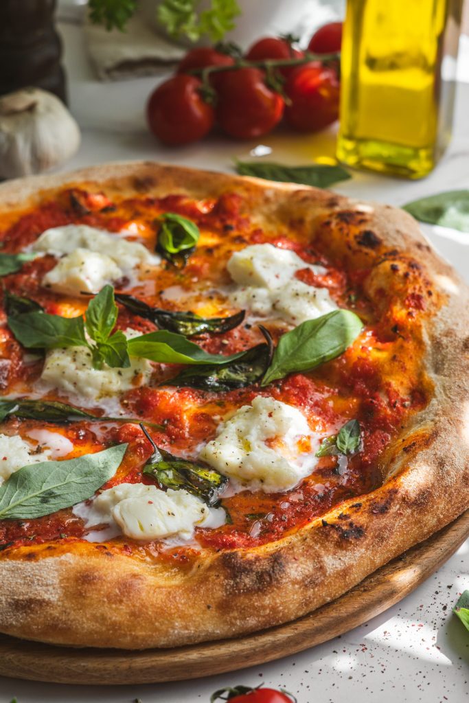 Domáca pizza z dostupnej múky, Domáca Margherita pizza z dostupnej múky