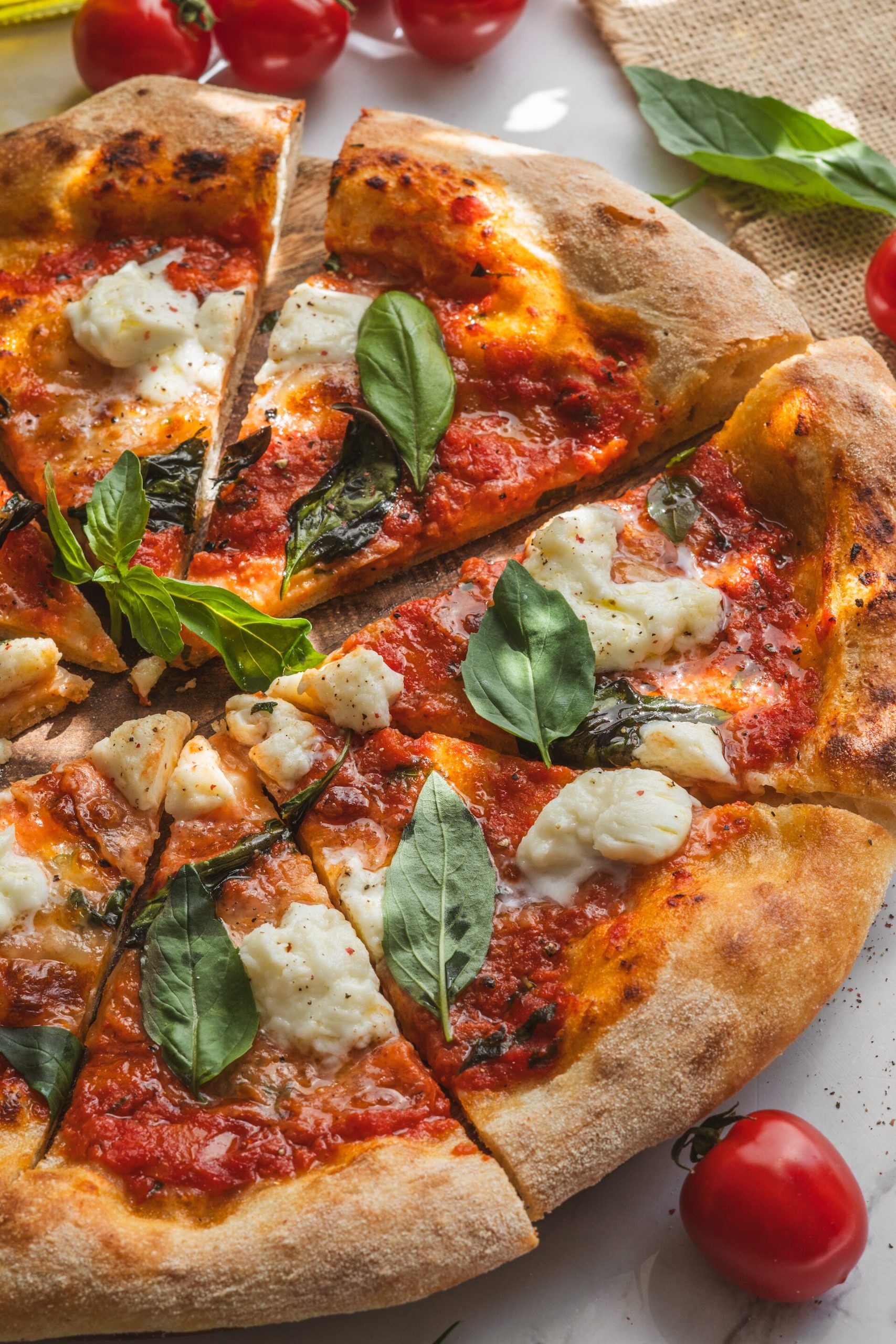 Domáca pizza z dostupnej múky, Domáca Margherita pizza z dostupnej múky