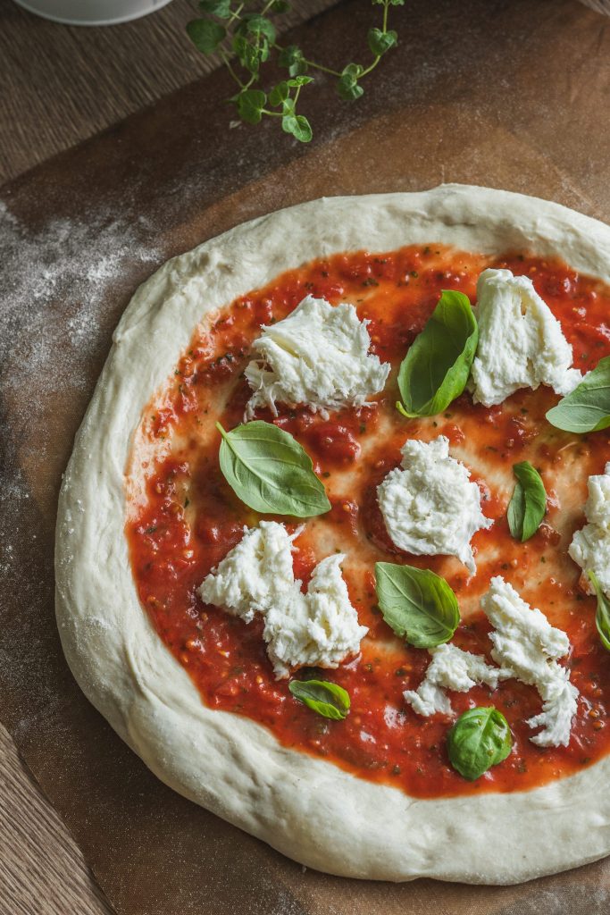 Domáca pizza z dostupnej múky, Domáca Margherita pizza z dostupnej múky