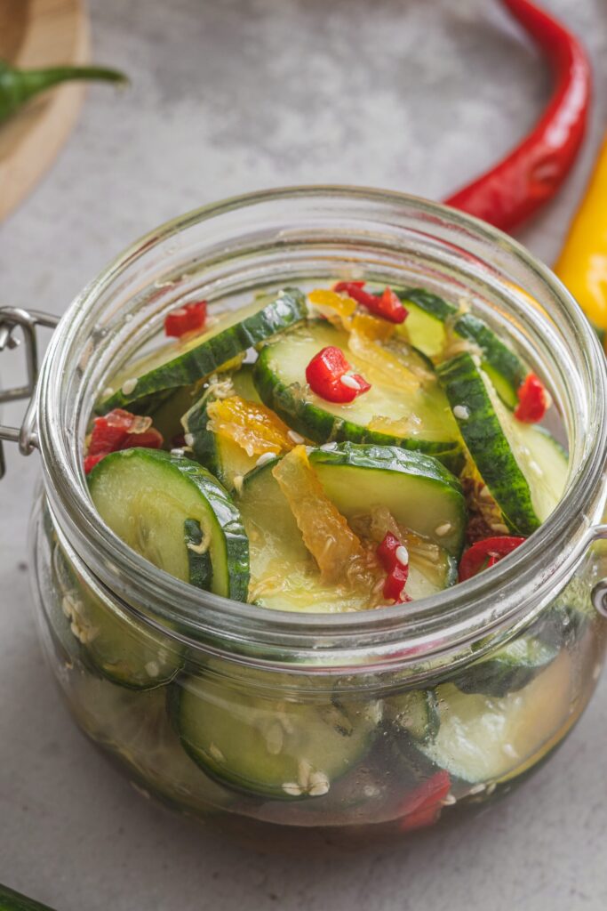 Medov&eacute; kuracie k&uacute;sky, Medov&eacute; kuracie k&uacute;sky s ryžou a yuzu uhorkami