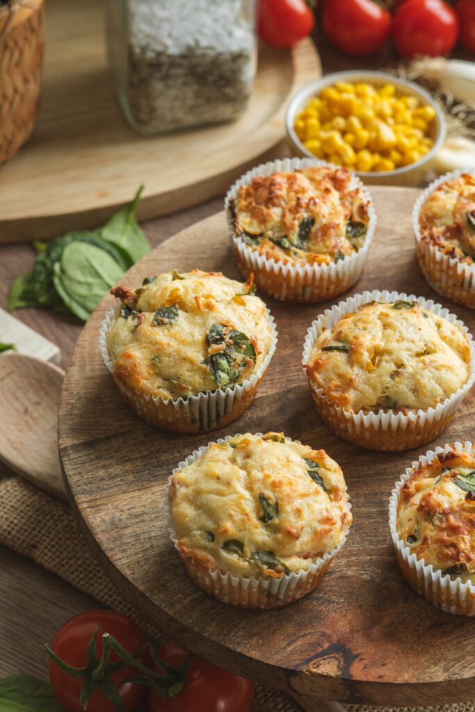 Tvarohov&eacute; muffiny, Tvarohov&eacute; muffinky so &scaron;unkou a syrom