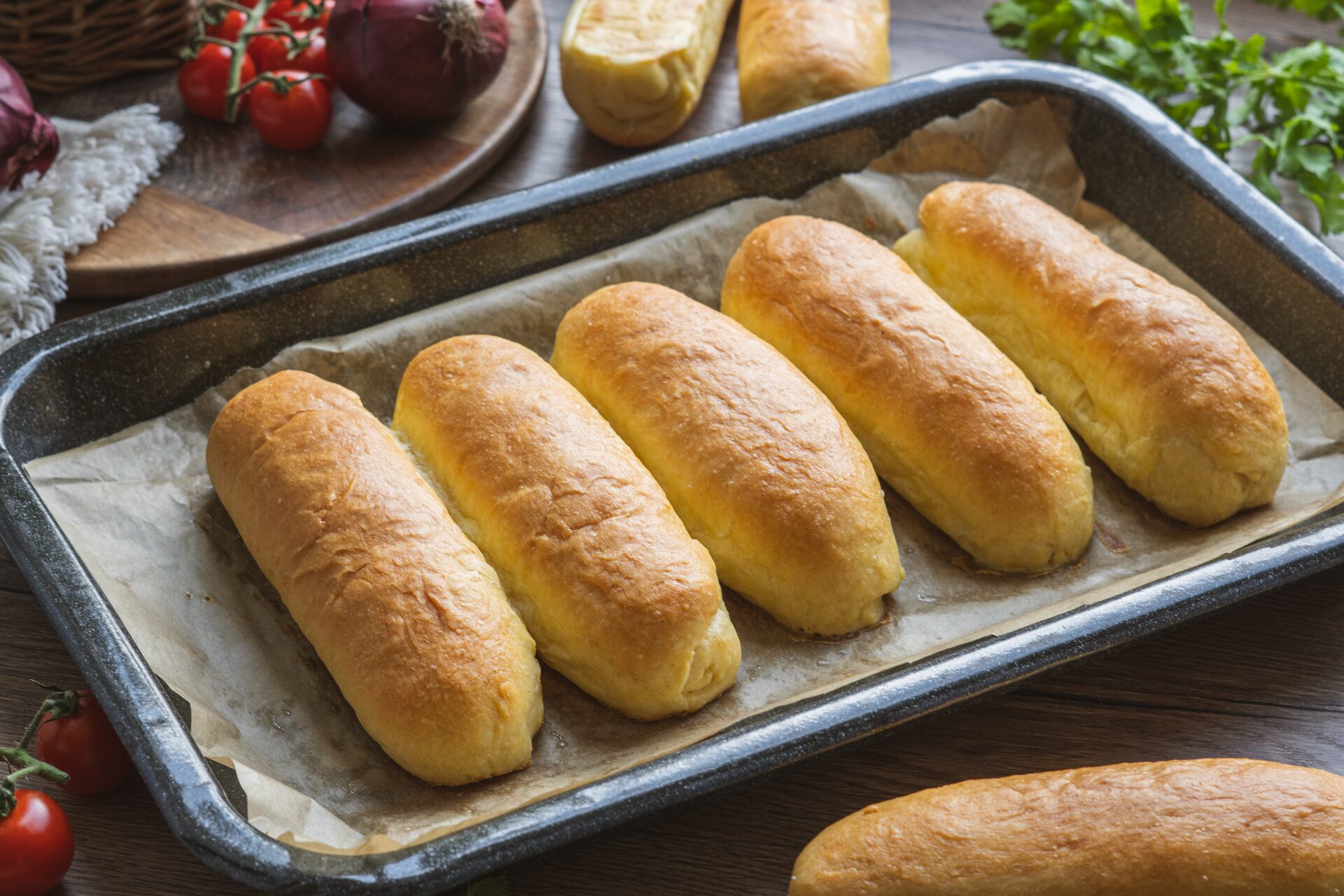 Domáce Hot dog rožky, Domáce Hot dog rožky