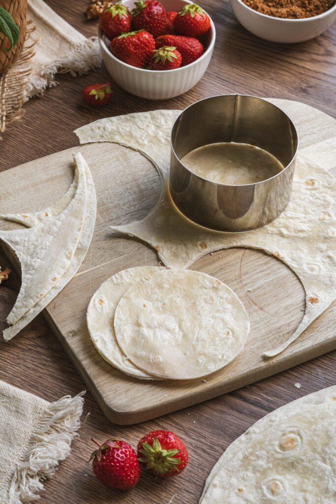 Chrumkavé jahodové tacos s mascarpone, Chrumkavé jahodové tacos s mascarpone