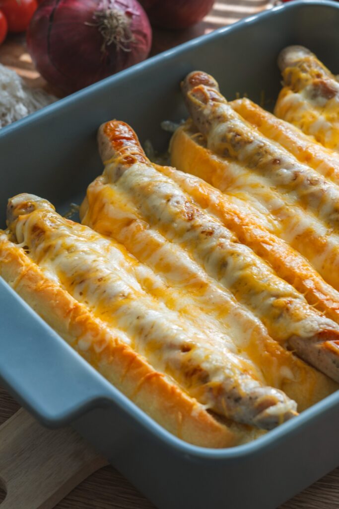 Gurmánsky Hotdog, Gurmánsky Hotdog s vínovou cibuľkou