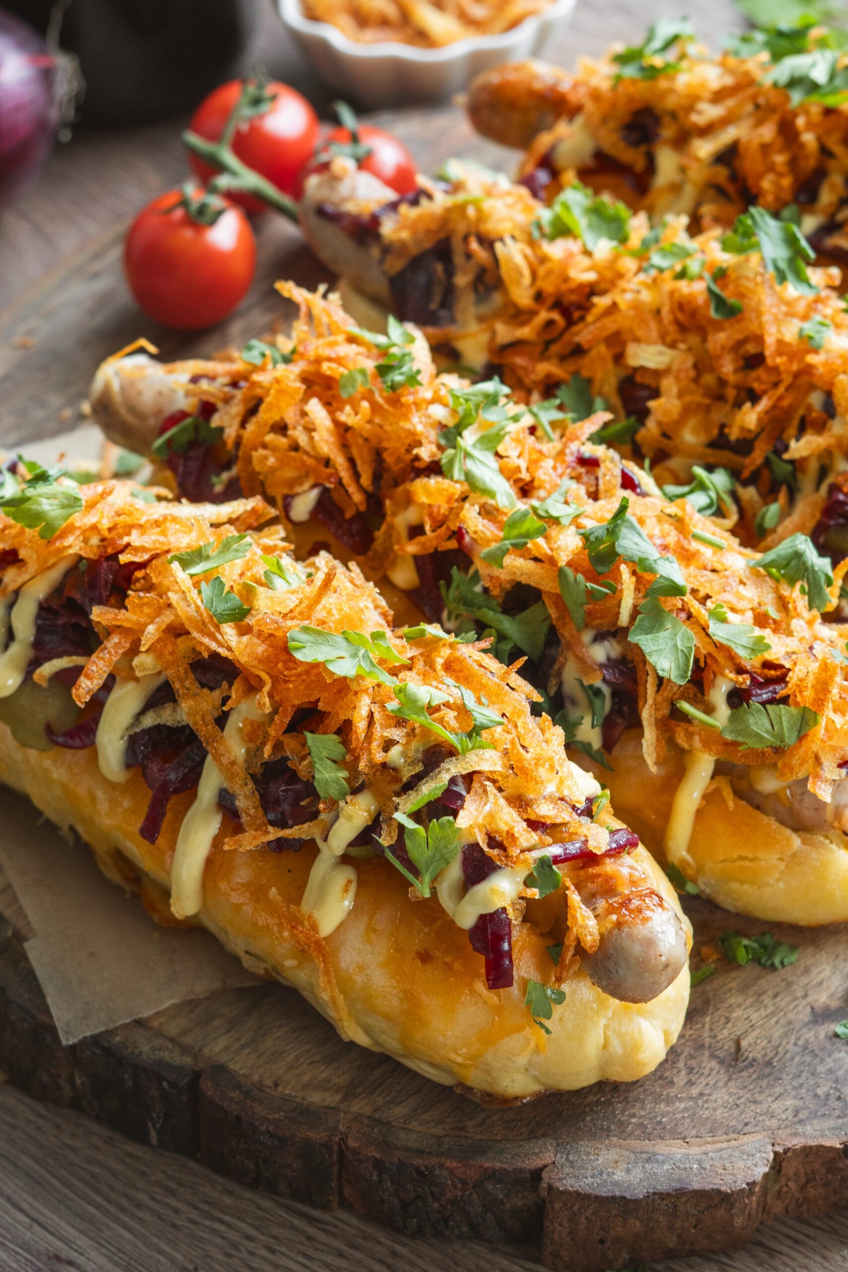 Gurmánsky Hotdog, Gurmánsky Hotdog s vínovou cibuľkou