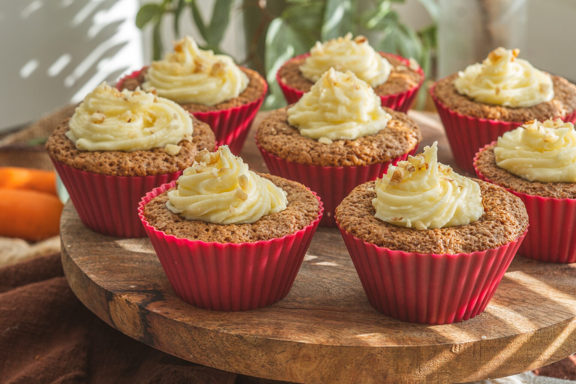 Mrkvov&eacute; muffiny s mascarpone, Mrkvov&eacute; muffiny s mascarpone