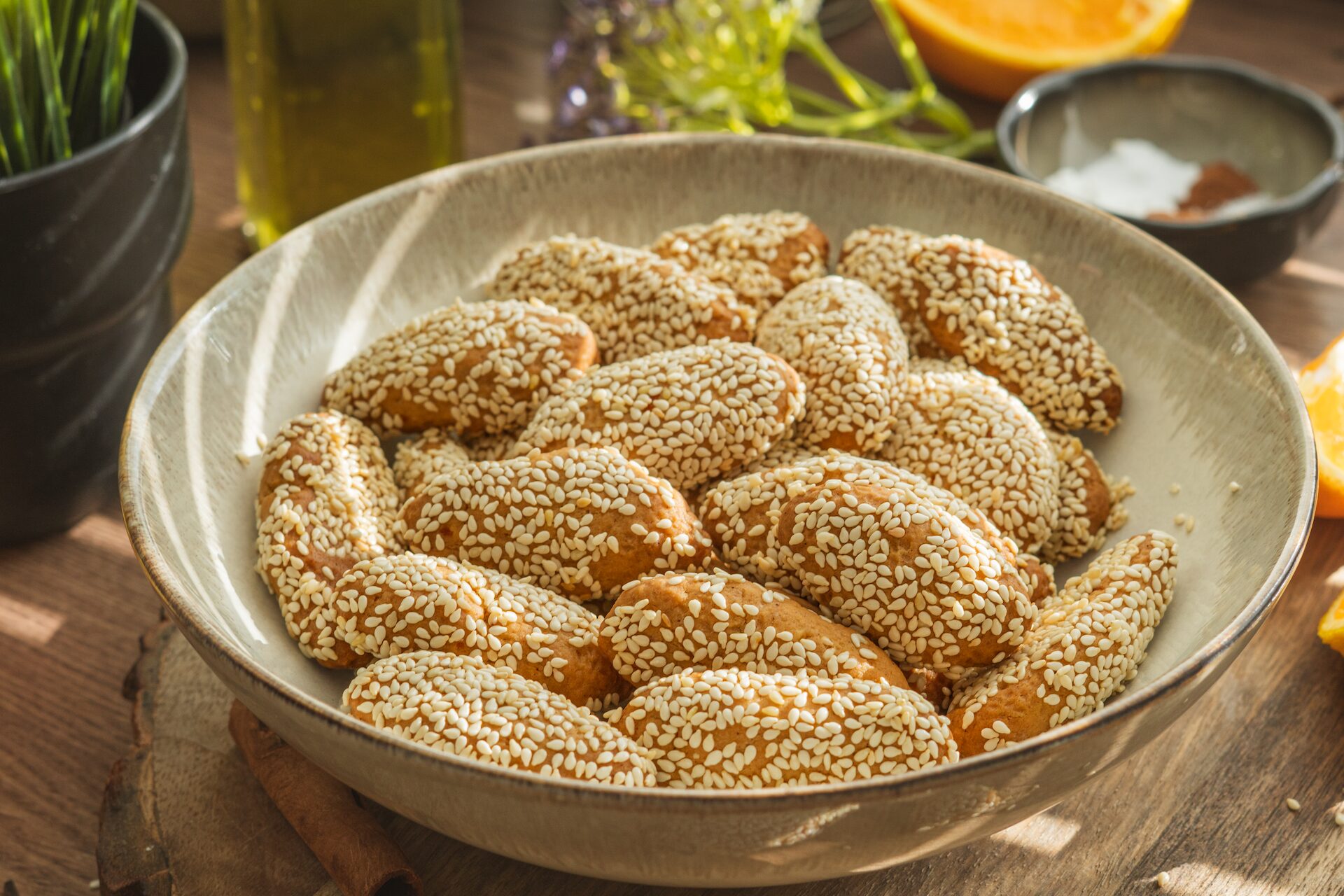 Grétske sušienky, Grécke sušienky – ladokouloura