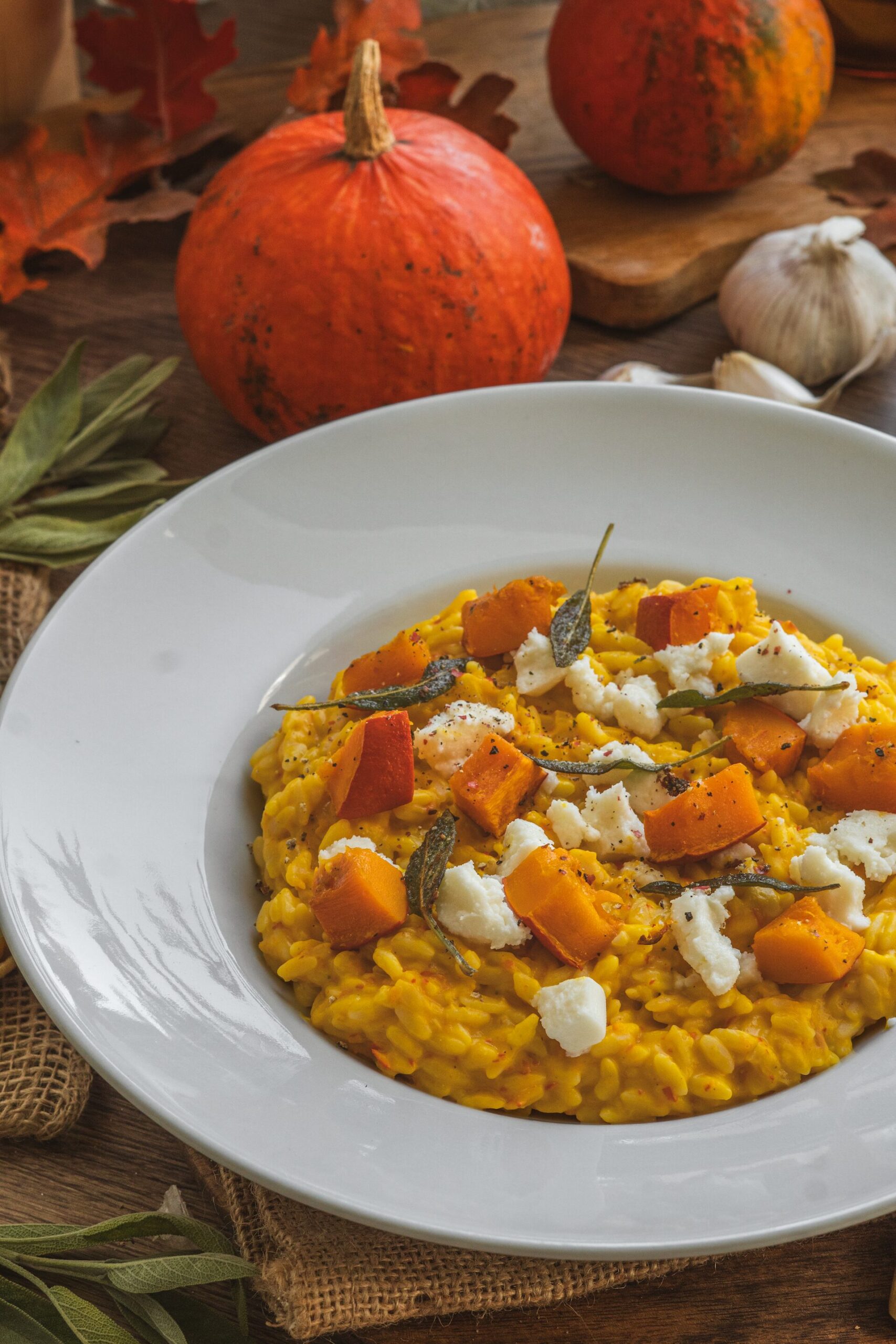 Jesenné Orzo s pečenou tekvicou a bryndzou, Jesenné Orzo s pečenou tekvicou a bryndzou