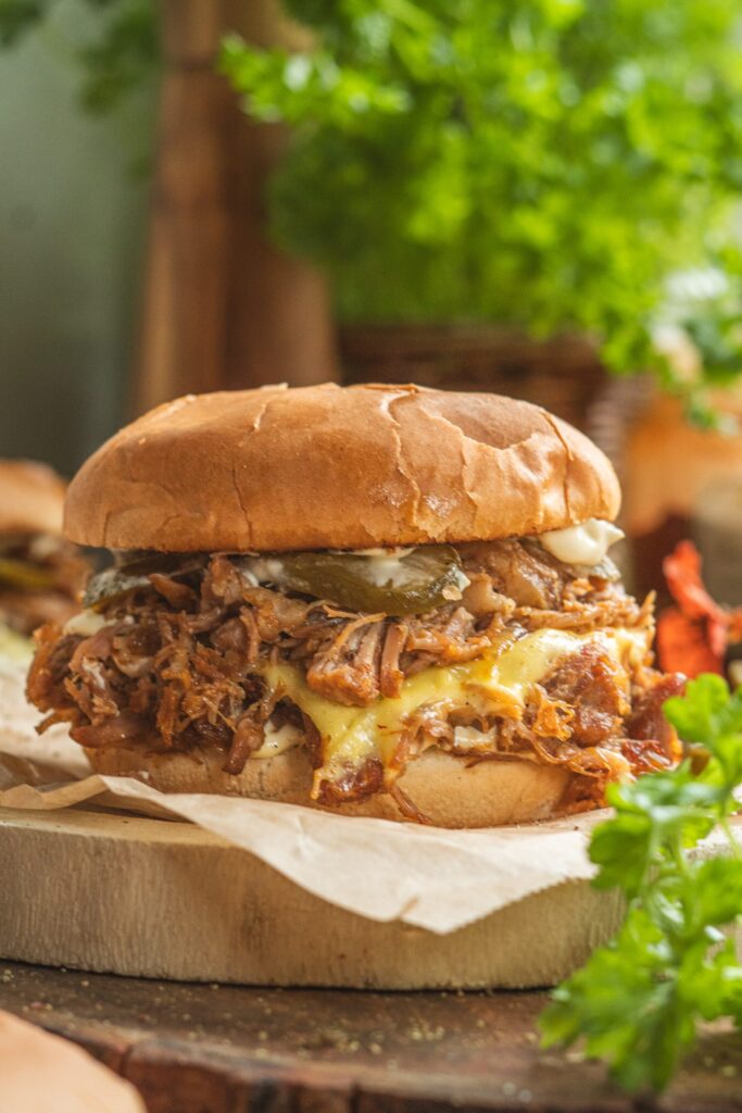 Trhaná krkovička v burgerovej žemli, Trhaná krkovička v burgerovej žemli