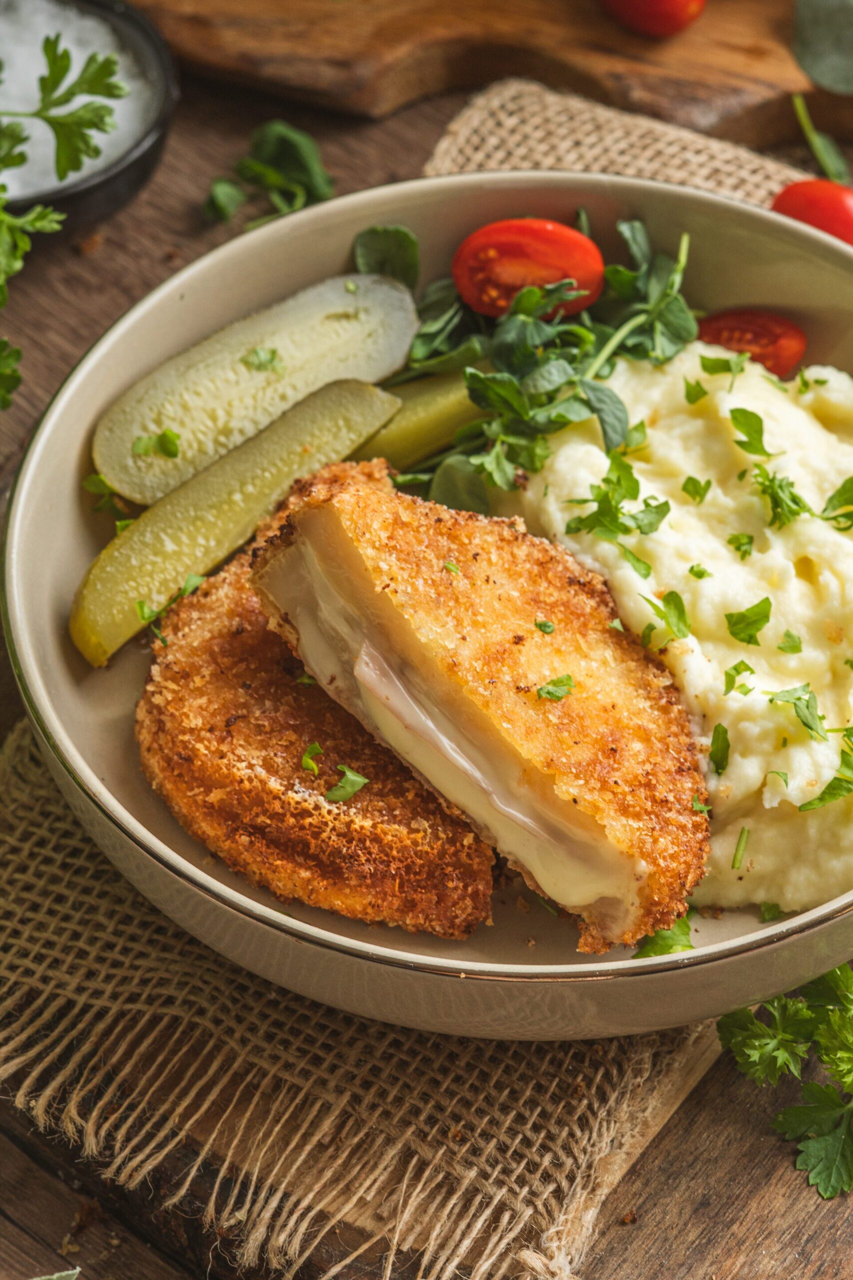 Zelerový Cordon Bleu, Zelerový Cordon Bleu